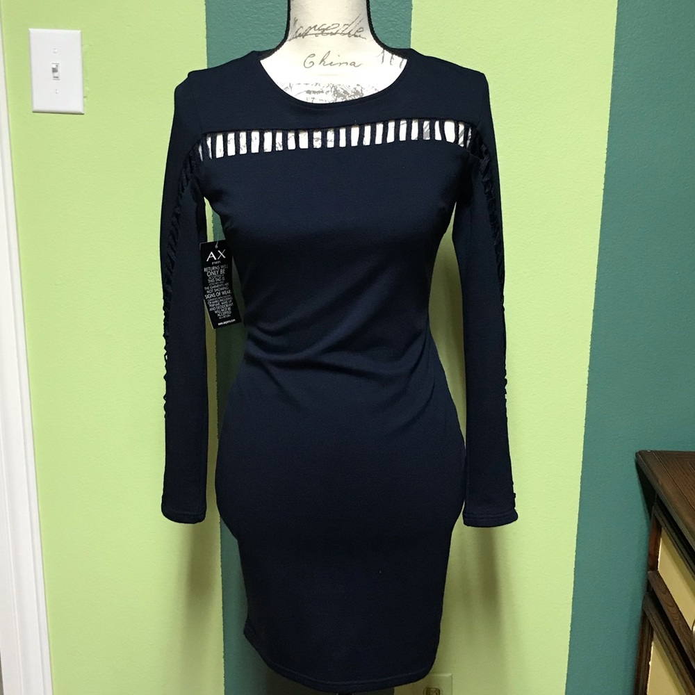 AX Paris navy blue dress